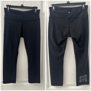 Lululemon Barrys Women’s Crop Black Leggings (Size 6)